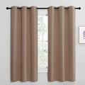 NICETOWN Short Window Treatment Thermal Insulated Solid Grommet Blackout by NICETOWN
