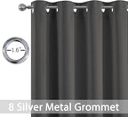 Yakamok 108 Inch Long Blackout Curtains - Image 2