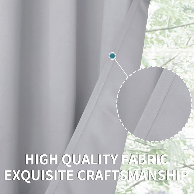 BGment Room Darkening Curtains 95 Inches Long - Image 7
