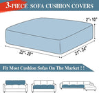 Couch Cushion Covers Seat Cushion Cover Stretch Couch Cover Separate Sectional - Image 6