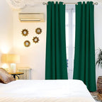 BGment Green Blackout Curtains 84 Inch Length 2 Panels Set, Grommet Thermal - Image 2
