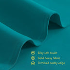 NICETOWN Room Darkening Curtains 80 inch Length 2 Panels, Peacock Teal - Image 5