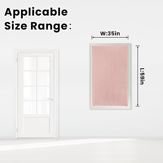 Self Adhesive Blackout Curtains- Stick on Curtains Shades Window Blinds - Image 7