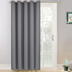 Yakamok Wide Thermal Blackout Patio Door Curtain Panel, Sliding Door Insulated by Yakamok