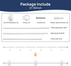 ENJOYBASICS No Drill Curtain Rods - Image 7