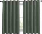NICETOWN Thermal Insulated Dark Mallard Blackout Curtains - Image 2