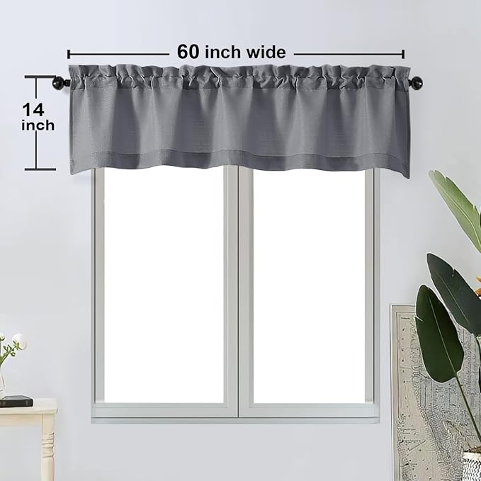 OWENIE Bob 1 PCS Dark Grey Valances - Image 6