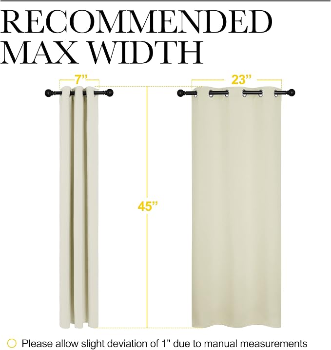 NICETOWN Room Darkening Curtain Panels - Image 6