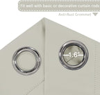 H.VERSAILTEX Blackout Patio Curtains 100 x 84 Inches - Image 3