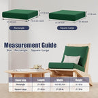 8Pcs Stretch Patio Cushion Covers, Outdoor Couch & Sofa Replacement Slipcovers - Image 2
