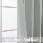 Yakamok Room Darkening Grommet Window Drapes Thermal Insulated Light Blocking - Image 4
