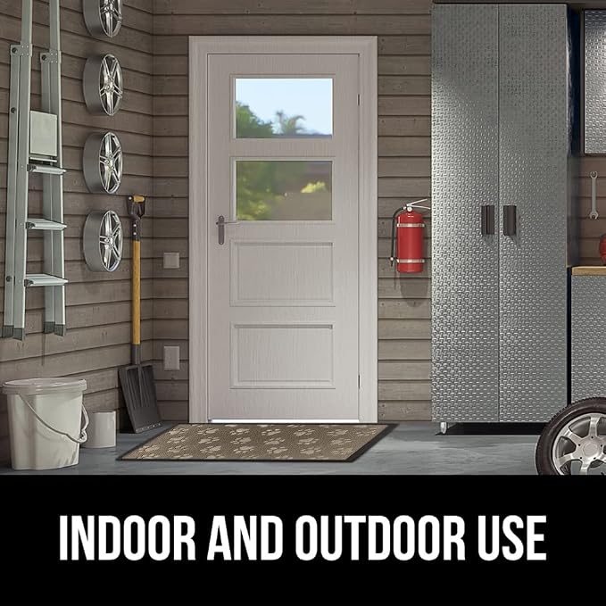GORILLA GRIP 100% Waterproof All-Season WeatherMAX Doormat 35x23, US Designed - Image 9