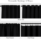PONY DANCE Blackout Curtains for Bathroom - Image 5