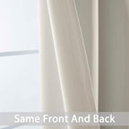 Yakamok Blackout Curtains Room Darkening Thermal Insulated Grommet top Window - Image 4