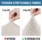 H.VERSAILTEX 4 Piece Stretch Couch Covers - Image 5