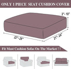 Couch Cushion Cover Seat Cushion Cover Stretch Armchair Cover Separate - Image 6