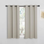 NICETOWN Room Darkening Short Curtain Panels by NICETOWN