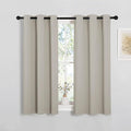 NICETOWN Natural Blackout Shack Curtains Noise Reducing, Thermal Insulated and by NICETOWN