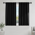 PONY DANCE Short Blackout Curtains 54 Inches Long, Room Darkening Curtains by PONYDANCE