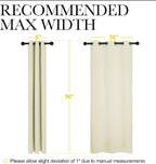 NICETOWN Kitchen Curtains for Decoration, Thermal Insulated Grommet Room - Image 7