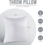 Utopia Bedding 24x24 Pillow Inserts, Sofa & Couch – Soft, Supportive & Fluffy - Image 4