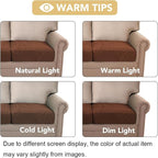 H.VERSAILTEX Stretch Couch Cushion Covers Individual Seat Sofa Chair Slipcovers - Image 6