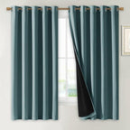 NICETOWN 100% Blackout Lined Curtains, 2 Thick Layers Completely Blackout by NICETOWN