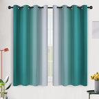 SimpleHome Ombre Room Darkening Curtains 54 inches Length by SimpleHome