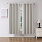 Joydeco Blackout Curtains 72 Inch Length 2 Panels Set, Thermal Insulated Long by JOYDECO