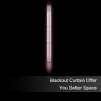 LEMOMO Blackout Curtains 38 x 54 inch/Coral Curtains Set of 2 Panels/Thermal - Image 3