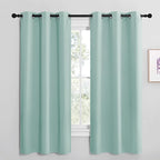 NICETOWN Aqua Blue Room Darkening Curtains by NICETOWN