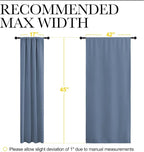 NICETOWN Blackout Curtains for Bedroom, Window Treatment Energy Saving Thermal - Image 7