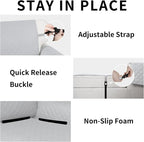 Easy-Going Reversible Chaise Lounge Couch Cover Water Resistant Sofa Cover - Image 3