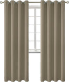 BGment Room Darkening Curtains 84 Inches Long by BGment