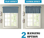 H.VERSAILTEX Blackout Valances for Windows, Kitchen Valance Curtains for Living - Image 6