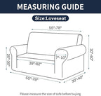 Cupuamon 2026 New Stretch Loveseat Sofa Slipcovers Couch Cover - Image 2