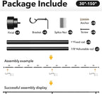 IFELS 2 Pack Heavy Duty Curtain Rods - Image 7