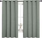NICETOWN Bedroom Curtain Panels Blackout Draperies, Thermal Insulated Solid - Image 2