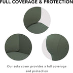 PureFit Super Stretch Sofa Slipcover – Spandex Non Slip Soft Couch Sofa Cover - Image 4