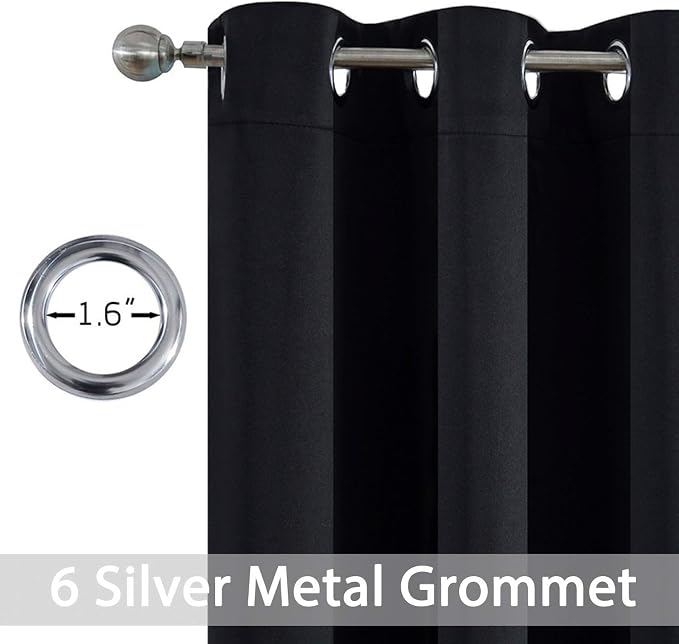 Yakamok 72 Inch Long Blackout Curtains - Image 3