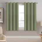 H.VERSAILTEX Blackout Curtain for Living Room Small Window Kitchen Blackout by HVERSAILTEX