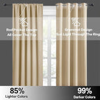 RYB HOME Large Curtains for Bedroom 84 inches Long 2 Panels Set, Privacy - Image 5