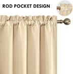 DWCN Blackout Curtains for Bedroom – Rod Pocket Thermal Insulated Noise - Image 4