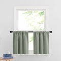 RYB HOME Cafe Blackout Curtains 24 inch Length, RV Curtains by RYBHOME