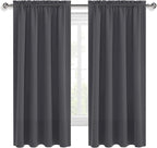 DWCN Bedroom Curtains Blackout Drapery Panels 54 Inch Length 2 Panels Set - Image 9