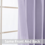Yakamok Blackout Curtains Room Darkening Thermal Insulated Window Panels - Image 3