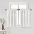 DWCN Short Ivory Blackout Curtains by DWCN