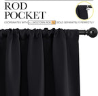 NICETOWN Short Curtains 36 inches Long, Kitchen Window Curtains Over Sink - Image 3
