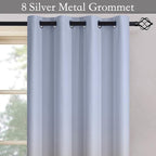 SimpleHome Ombre Room Darkening Curtains - Image 2
