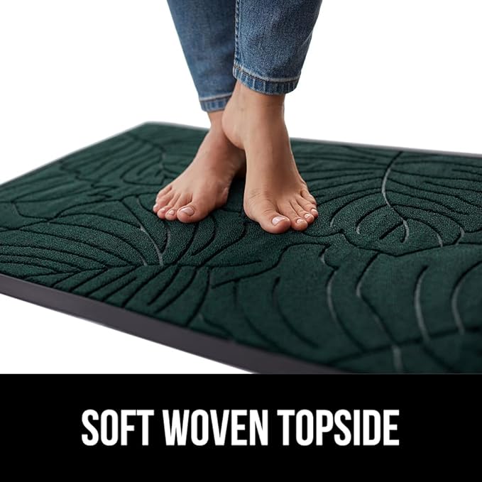 GORILLA GRIP 100% Waterproof All-Season WeatherMAX Doormat, US Designed Natural - Image 8